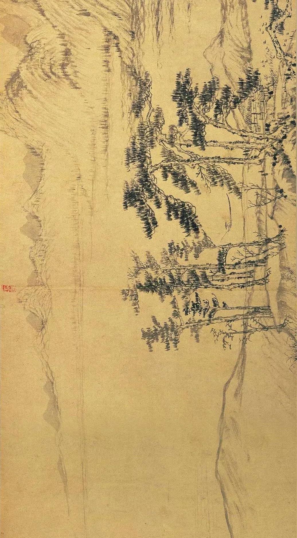 黄公望富春山居图字画欣赏