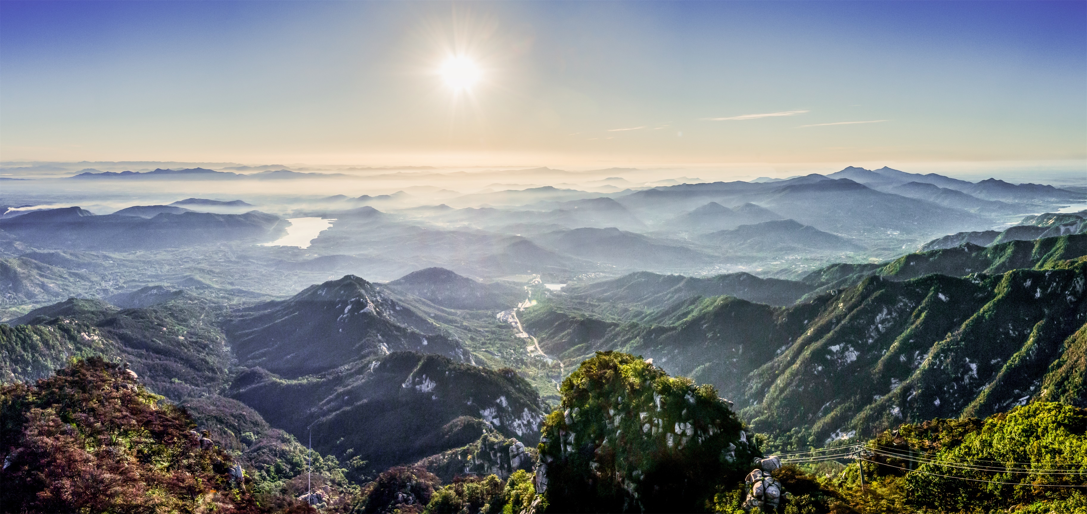 秀出家乡沂蒙山初秋的美景