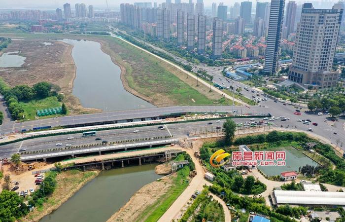 瀛上桥拓宽工程主桥基本完工 已实现半幅通车