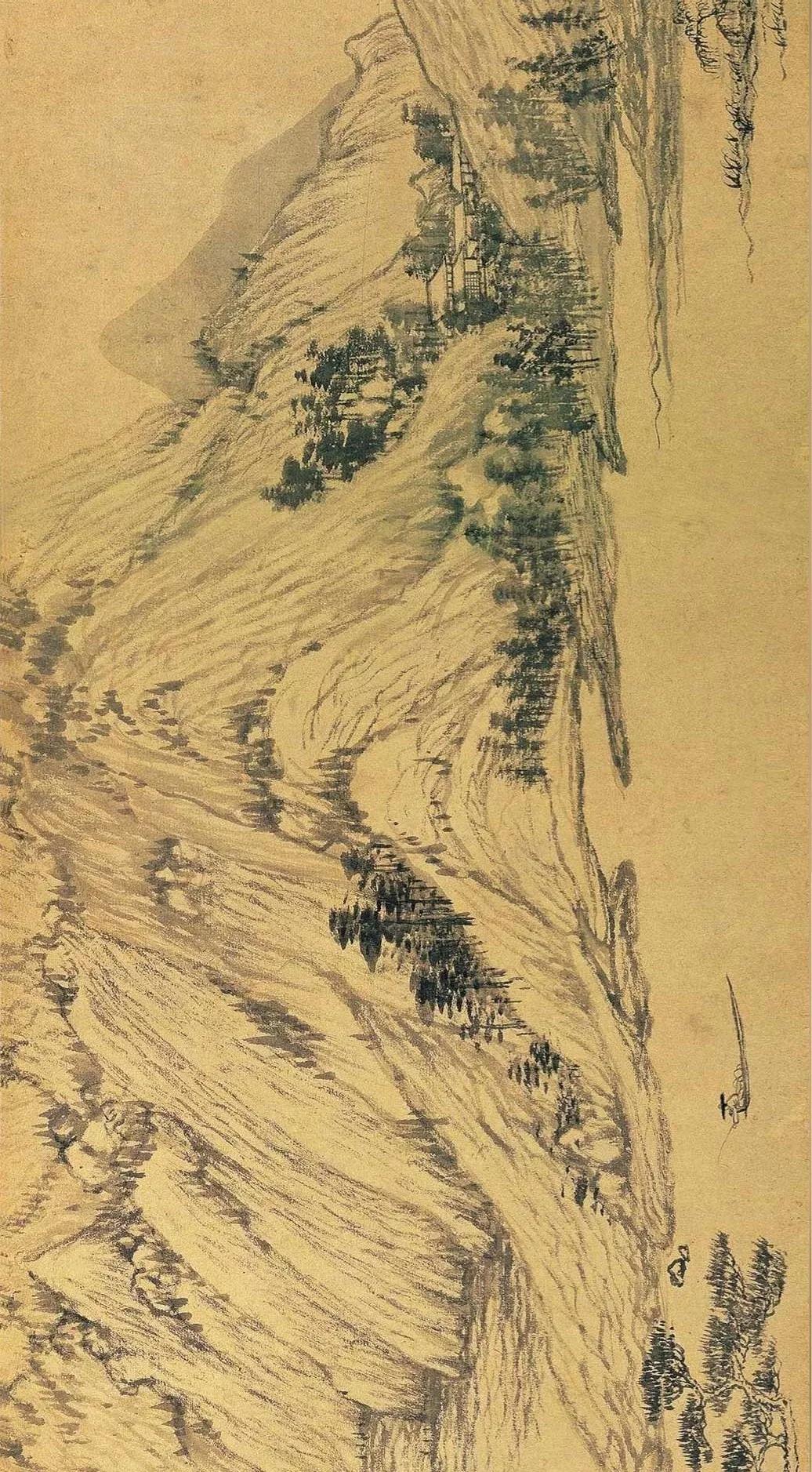 黄公望富春山居图字画欣赏