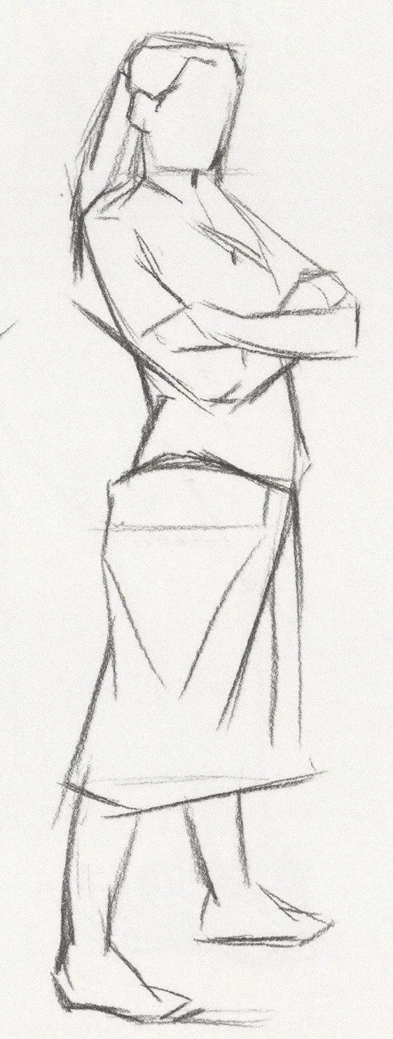 单人速写基础之起形抓形,超强干货请收藏