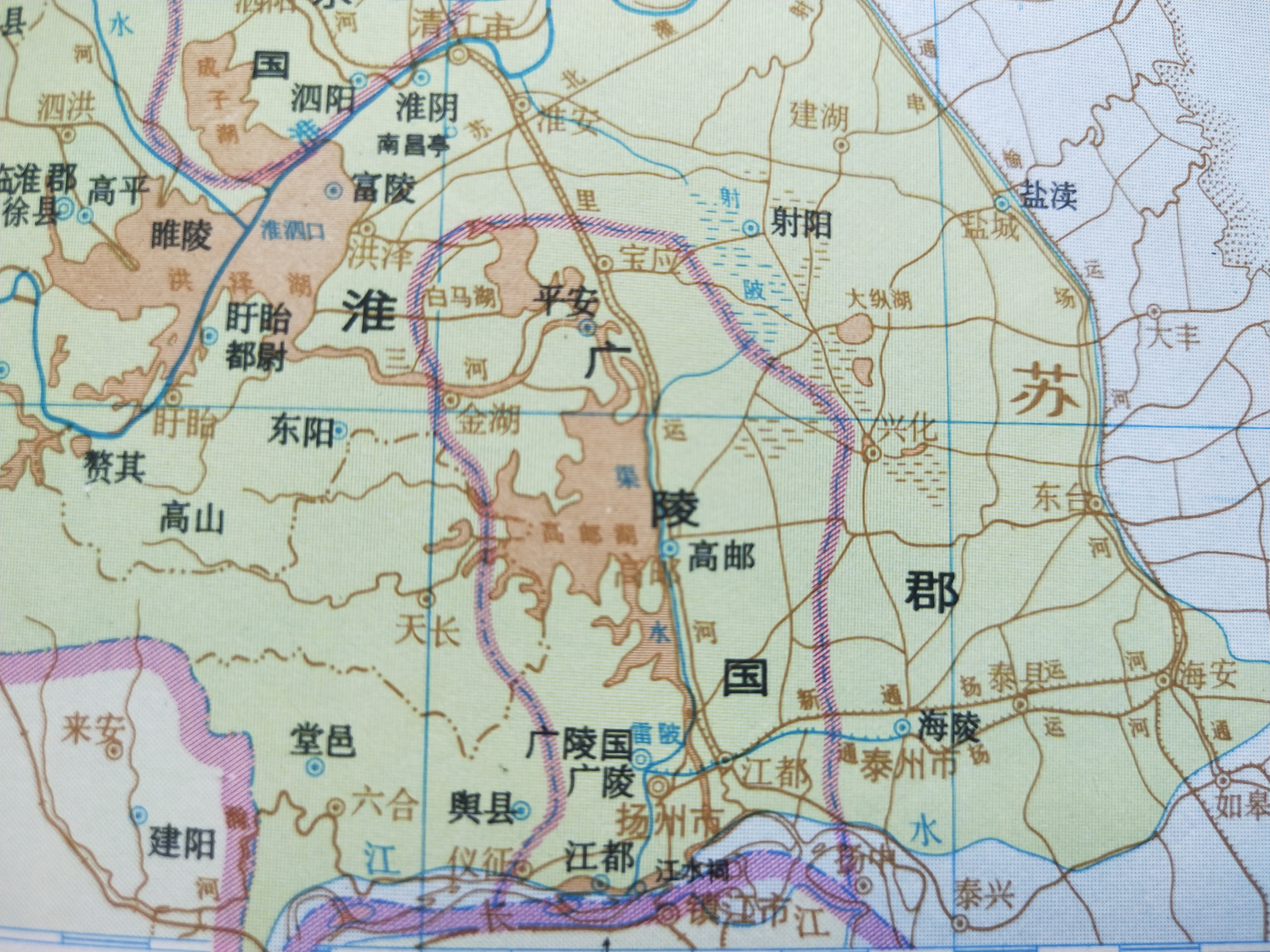 唐朝扬州地图图片