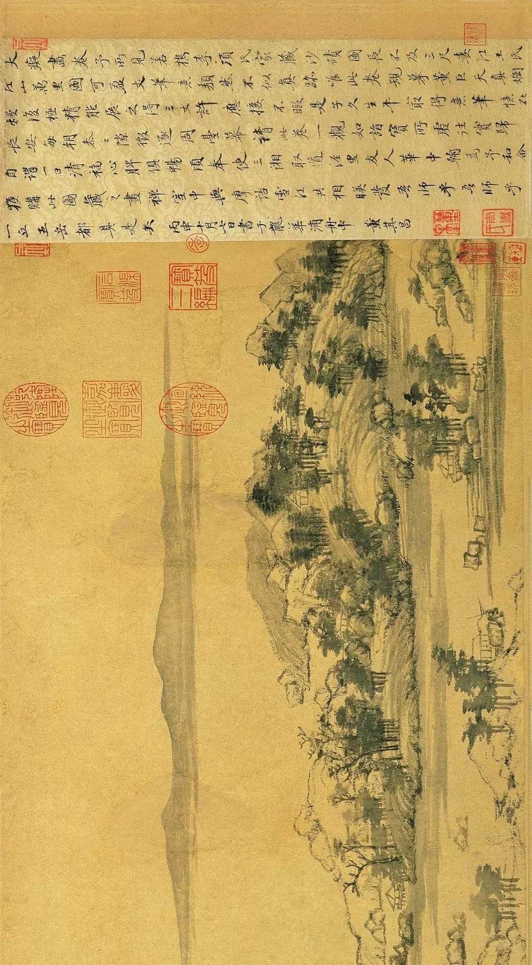 黄公望《富春山居图》字画欣赏_真迹