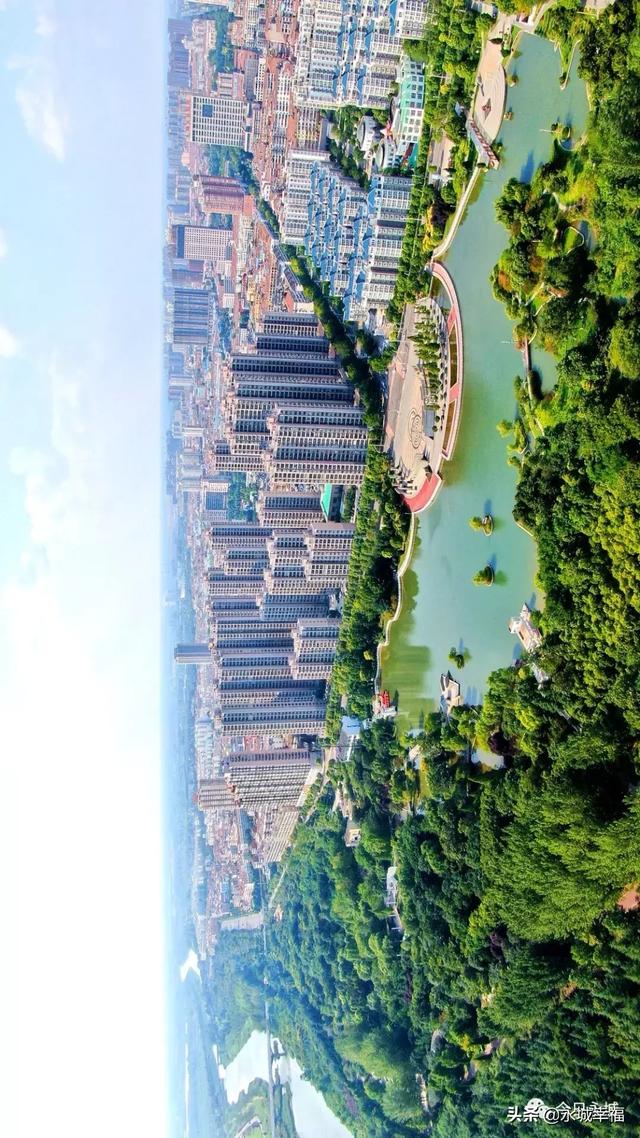 在云端俯瞰奋飞的永城