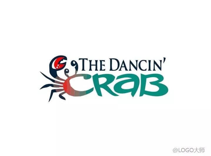 螃蟹主题logo设计合集鉴赏!