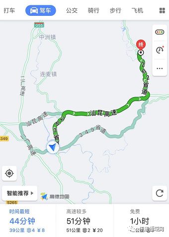 怀城洽水走汕昆高速时间比原来缩短将近半个钟
