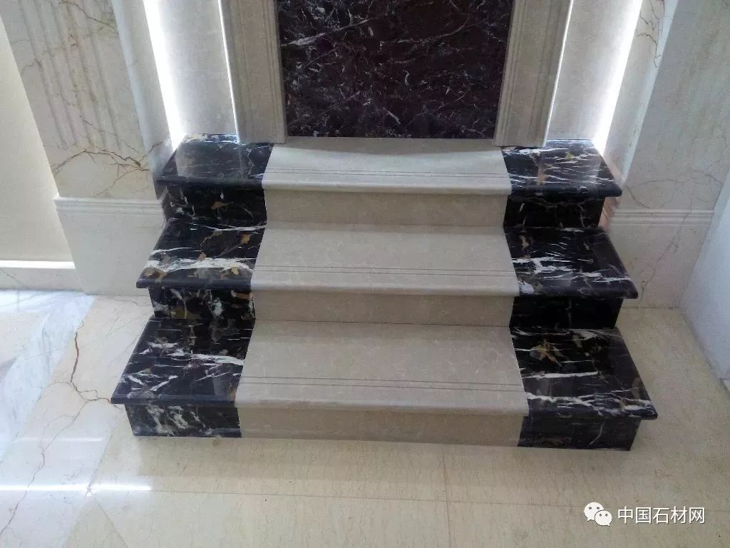 大理石楼梯测量与安装100款大理石楼梯踏步实例
