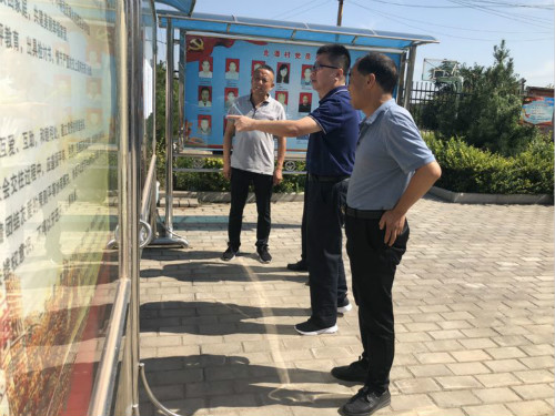 区委常委副区长杨兵到零口街办调研软弱涣散党组织整顿及扫黑除恶等