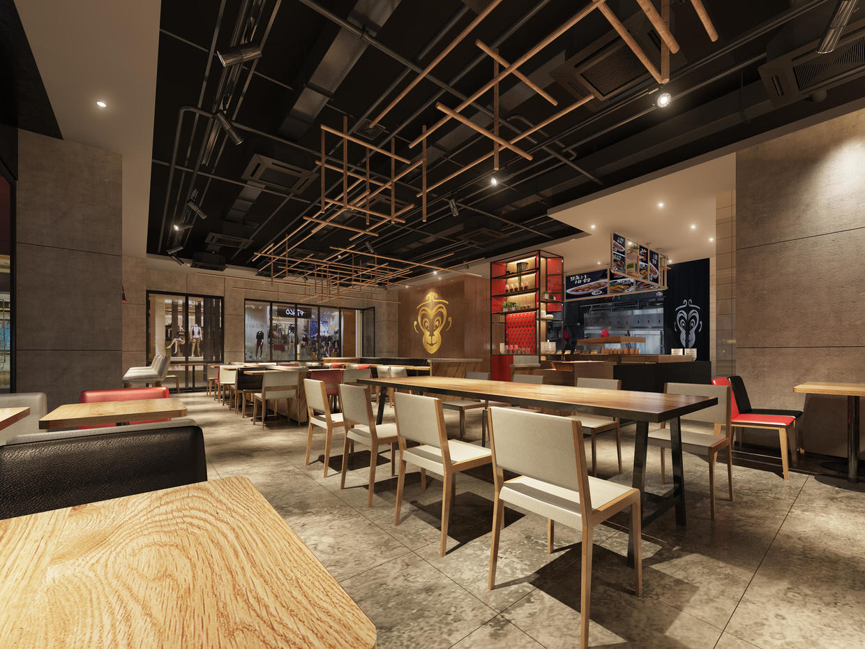 华空间餐饮空间设计丨快餐店设计技巧