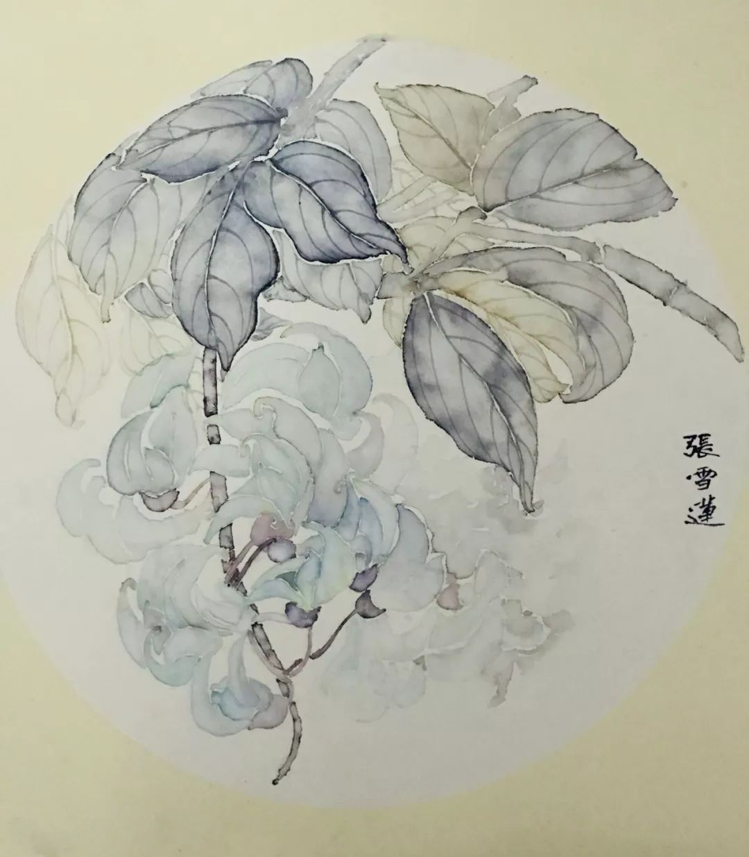 张雪莲没骨花鸟画临摹班招生只需150元