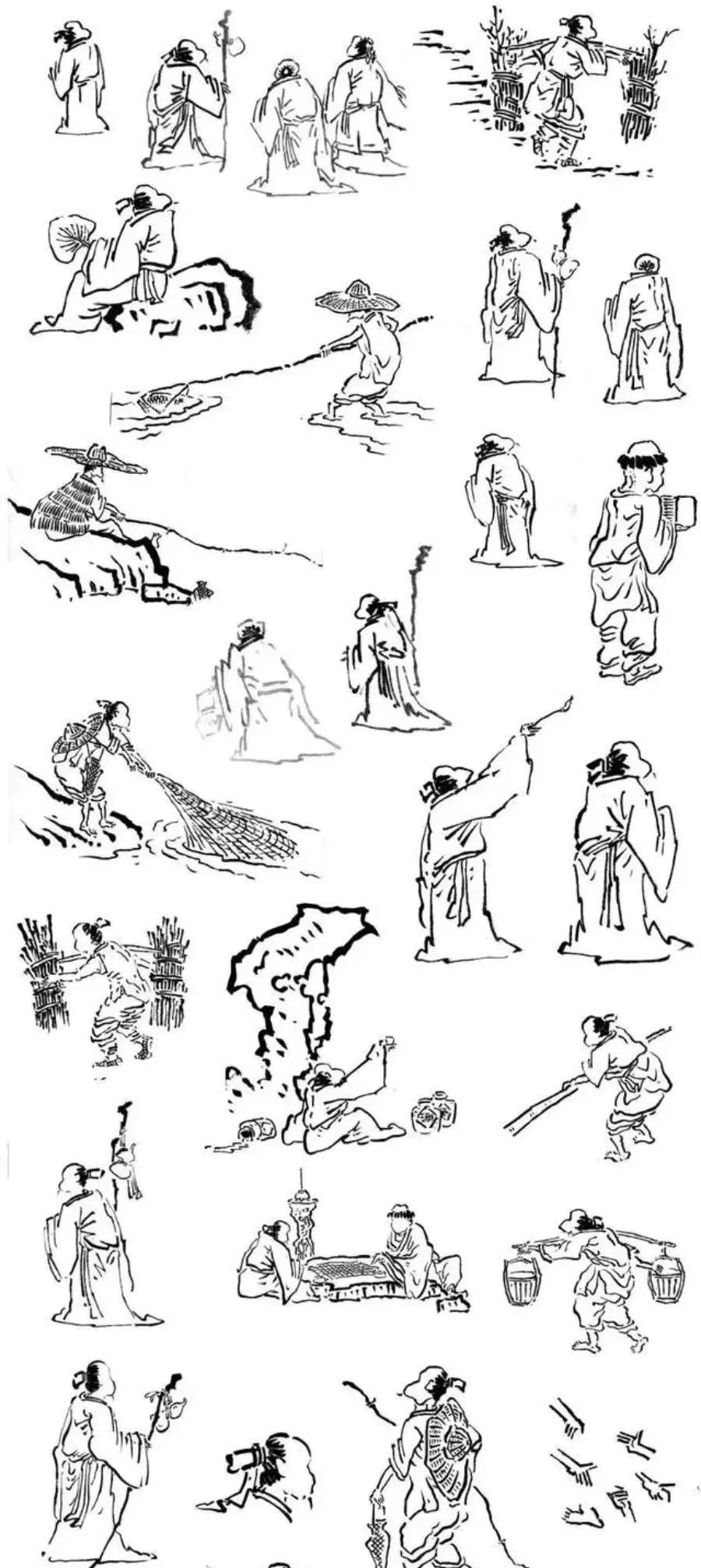 山水画基本功练习贴