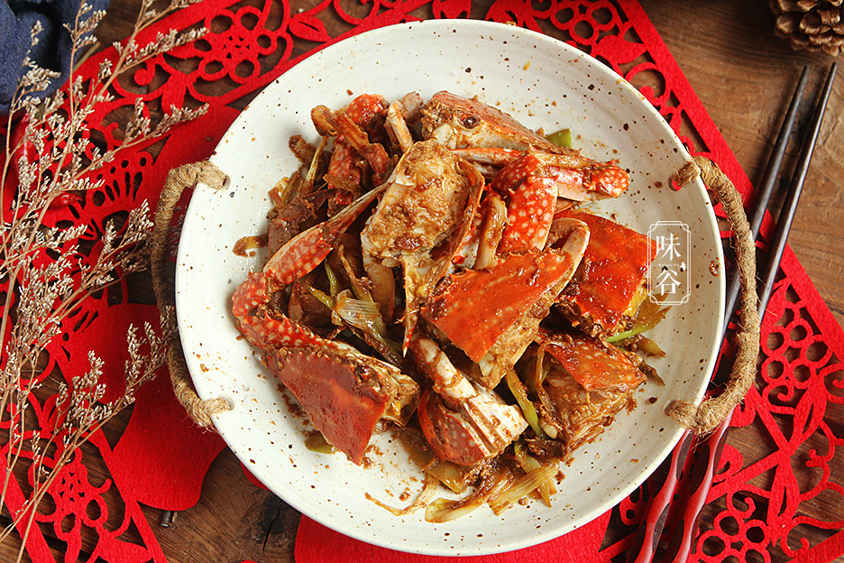 秋季螃蟹肥简单好吃的炒螃蟹多加这一步蟹肉鲜香无腥味