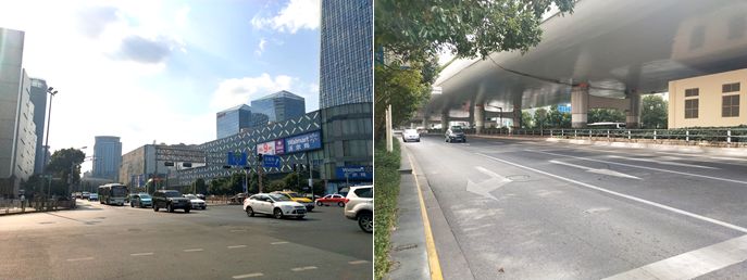 項目 東側緊鄰主幹道- 淞滬路 南側緊鄰次幹道- 邯鄲路及快速路- 中環