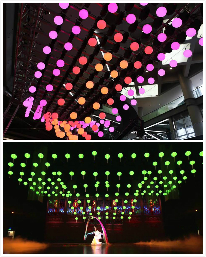 活动策划创意黑科技数控升降球矩阵