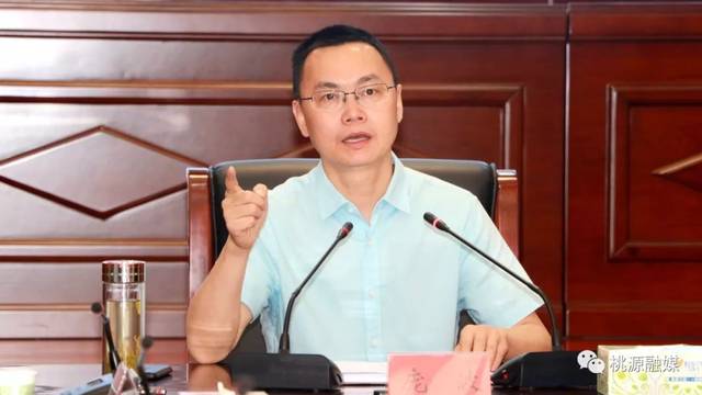 桃源县县长庞波部署民生实事办理工作