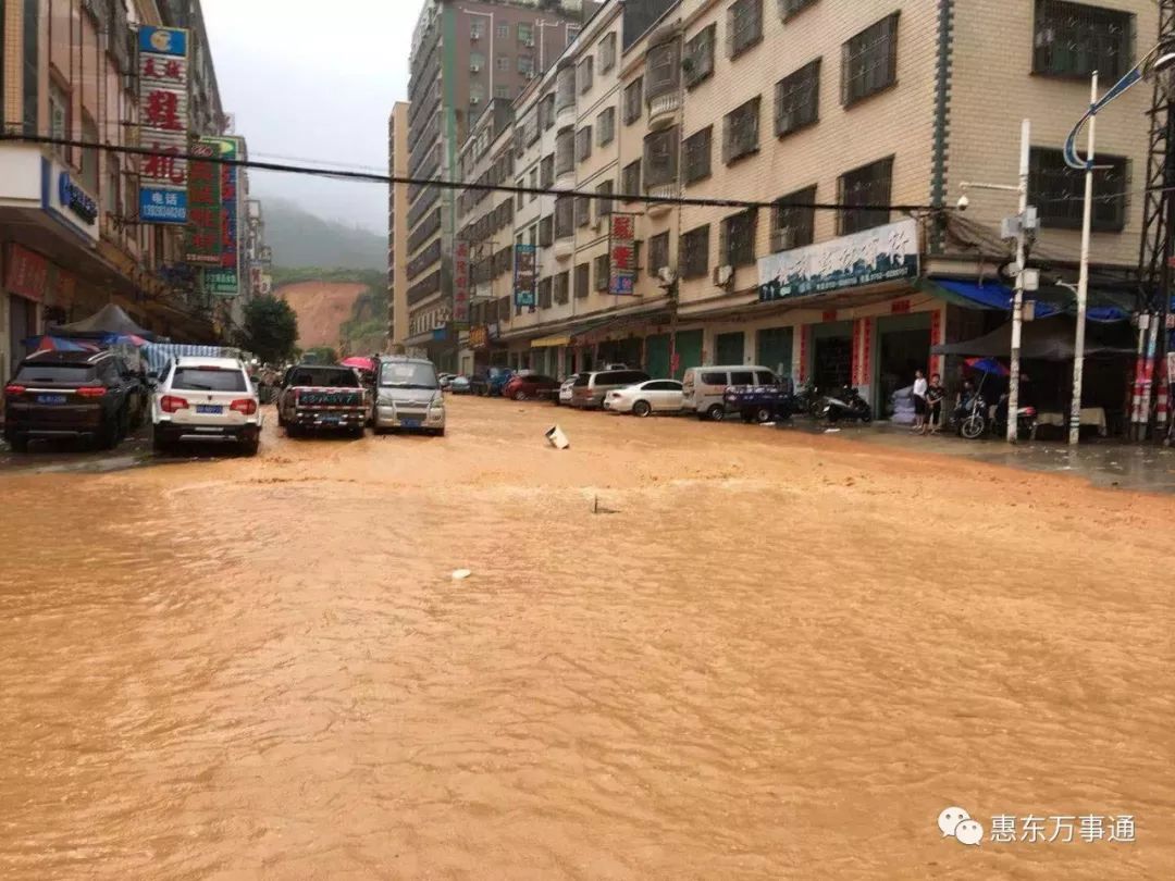 一场大雨,吉隆,黄埠浸水情况.
