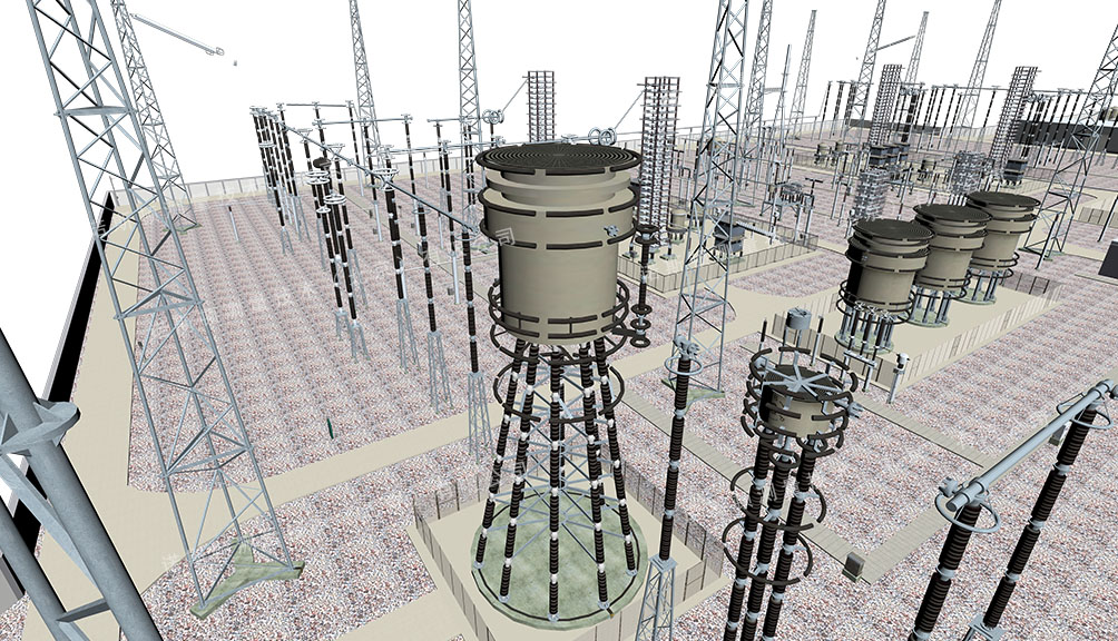 诺斯顿测量变电站换流站三维扫描精细化建模服务解决方案