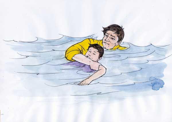 所以,落水儿童的家属应当对救人者感激不尽,那种反要救人