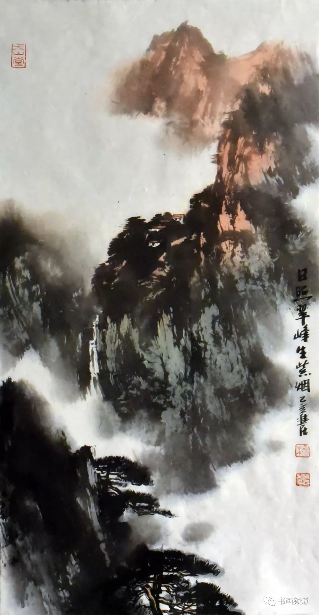 新结构与新笔墨中独辟蹊径的视觉效果山水画家杨进民