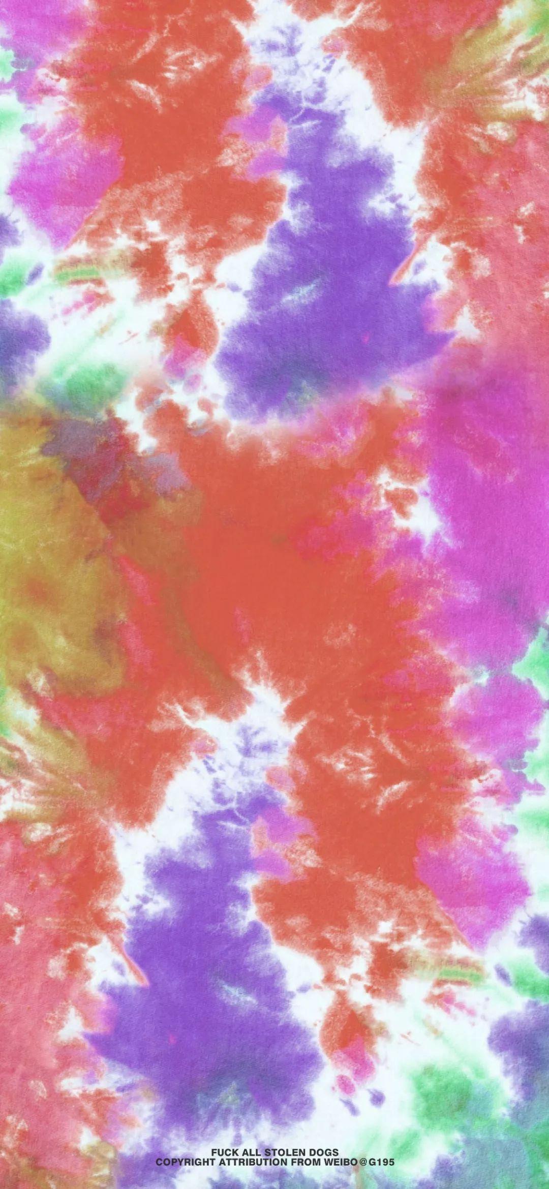 壁纸丨与其说扎染是潮流不如称之为艺术