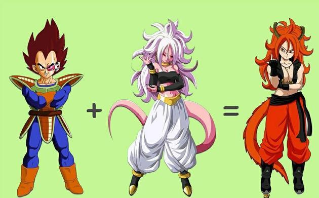 龙珠四种不存在的合体角色布罗利和弗利萨合体比贝吉特厉害