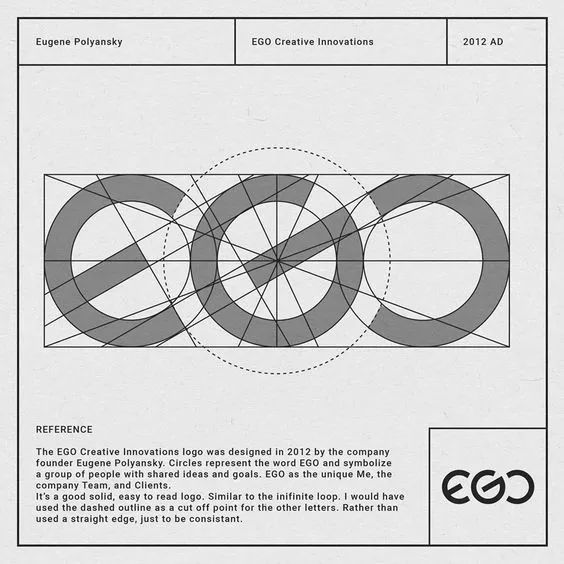 45款著名logo黄金比例制图