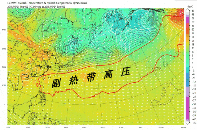 而决定8月底到9月能否有秋老虎出没,关键还得看副热带高压.