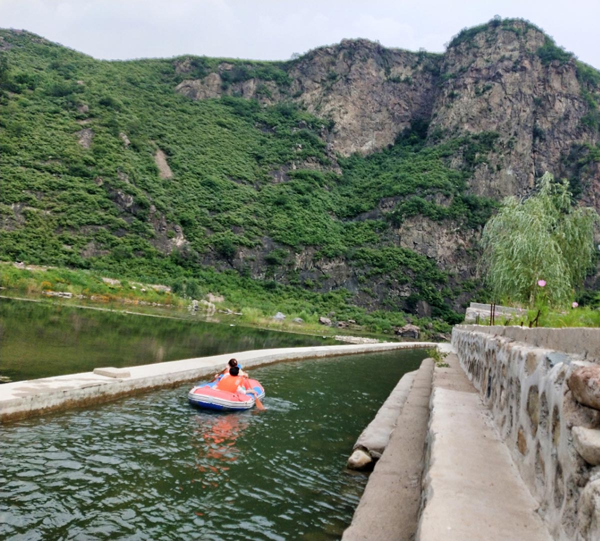 石门寨傍水崖景区图片