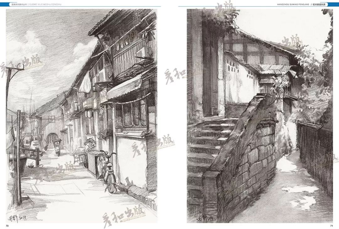 画尽江山万壁华杭州素描风景