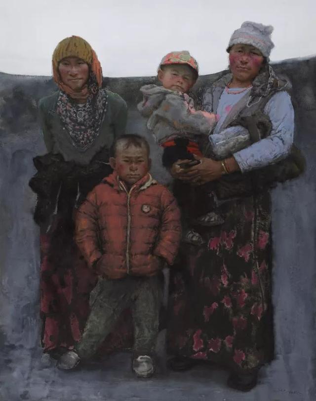 陆庆龙人物系列作品欣赏