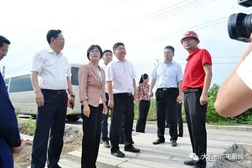营口市市长许桂清来桥调研大旱河综合整治工作