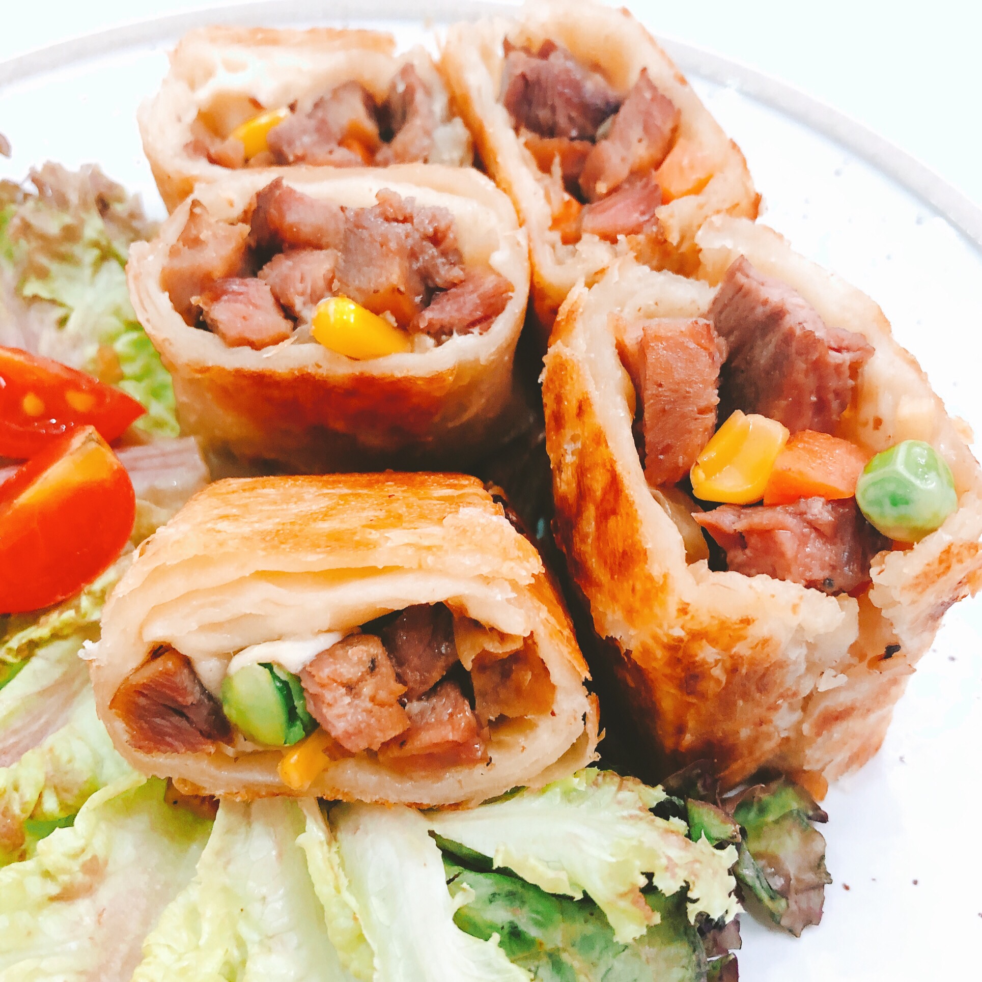 香嫩可口的牛肉卷饼,满满暖意的快手餐