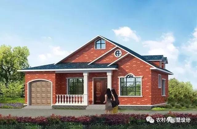 5套农村一层农村别墅带车库很实用大爱第4套