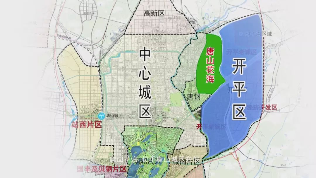 唐山花海地图图片