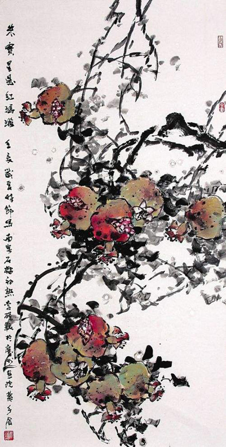 李醒韬画家《岭南佳果 写意挥洒》