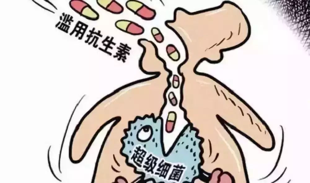 细菌感染卡通图片