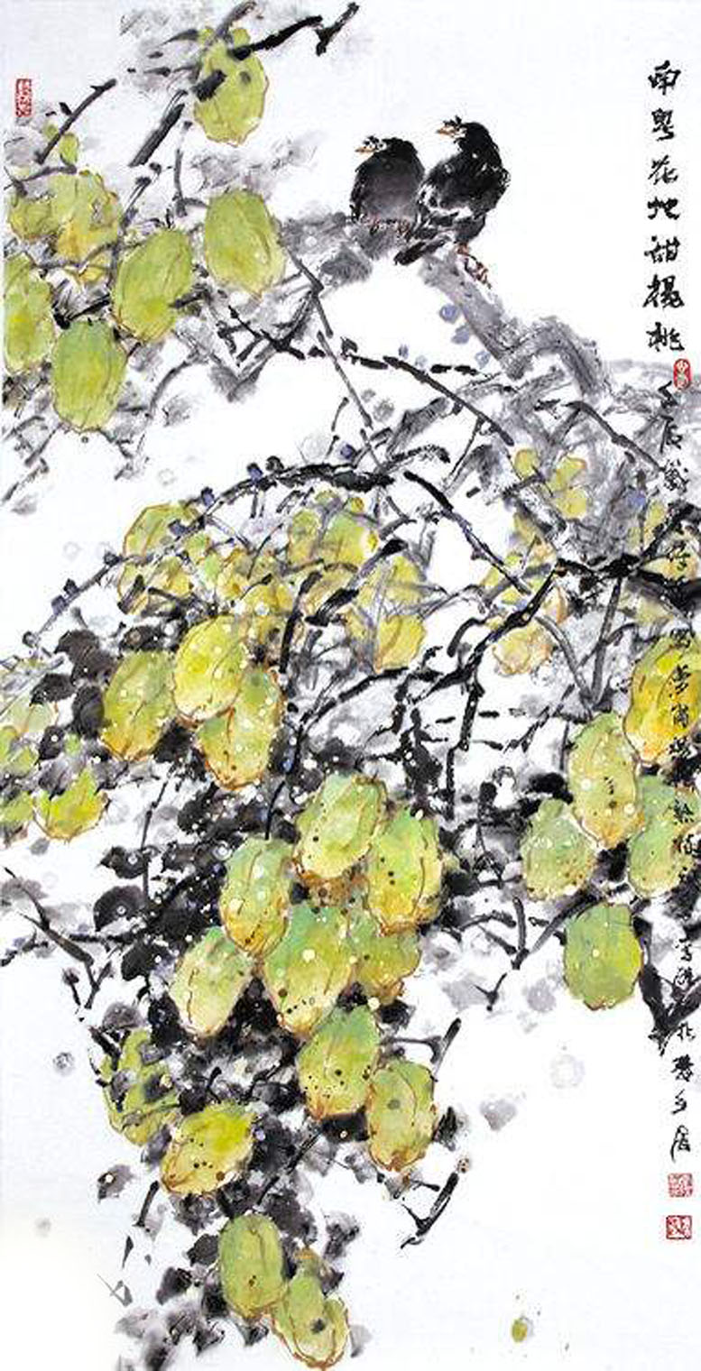 李醒韬画家《岭南佳果 写意挥洒》