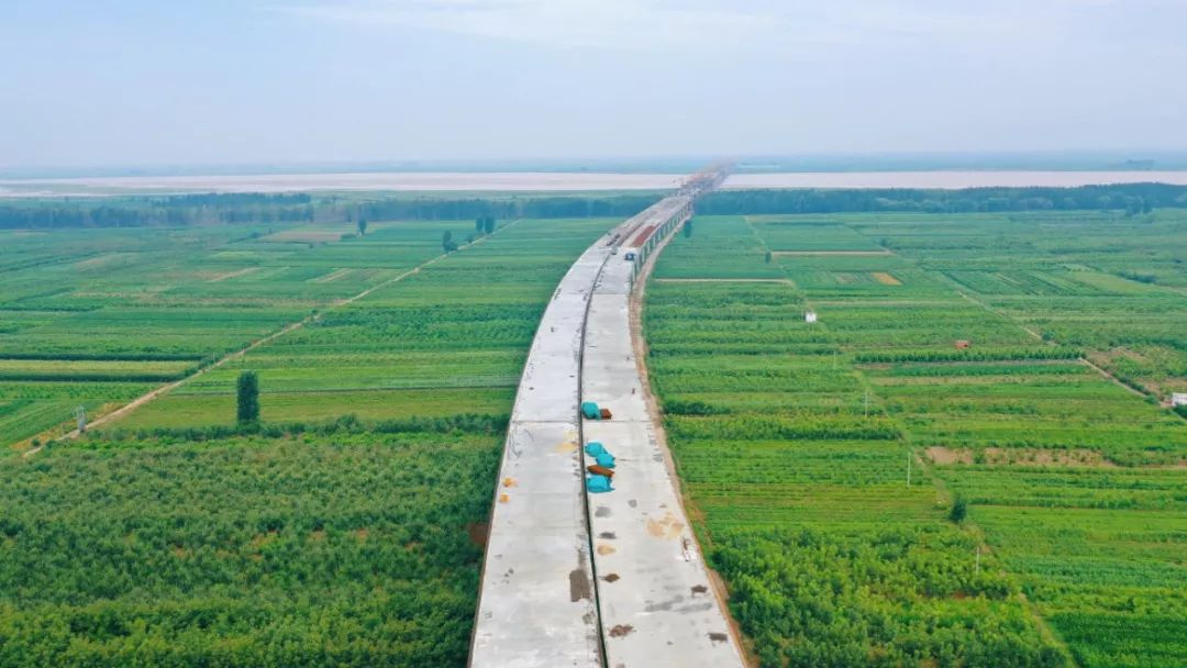 国道234焦作至荥阳黄河大桥即将建成通车