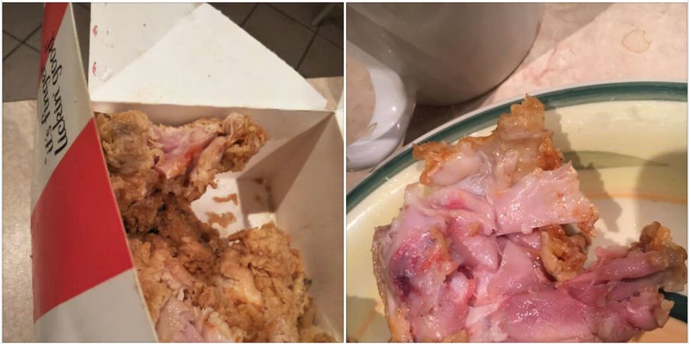 不忍直视!肯德基又出新品"生鸡肉"