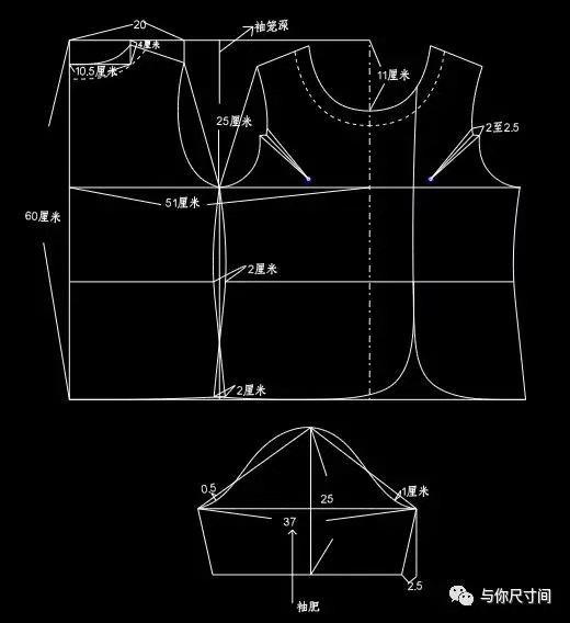 中老年女性上衣设计裁剪