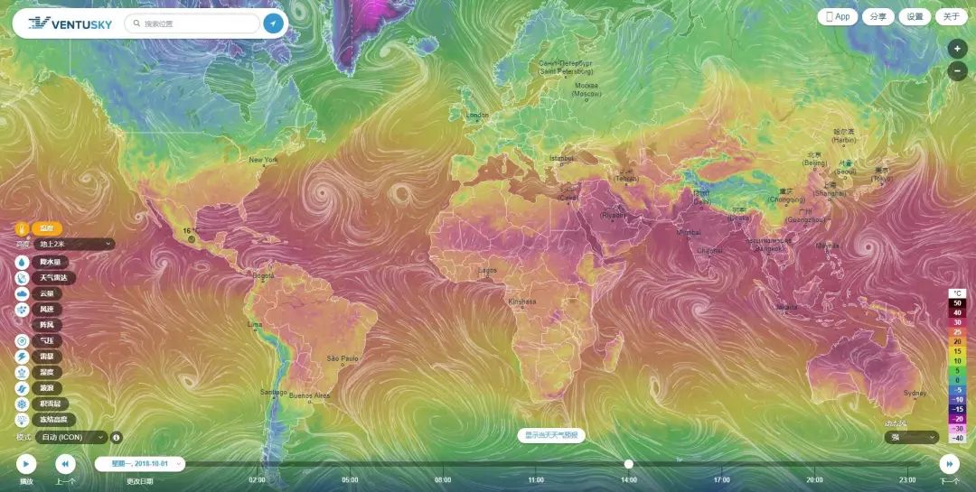 有了ventusky我已经五个月没打开arcgis了