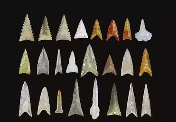 各种形状的细石器