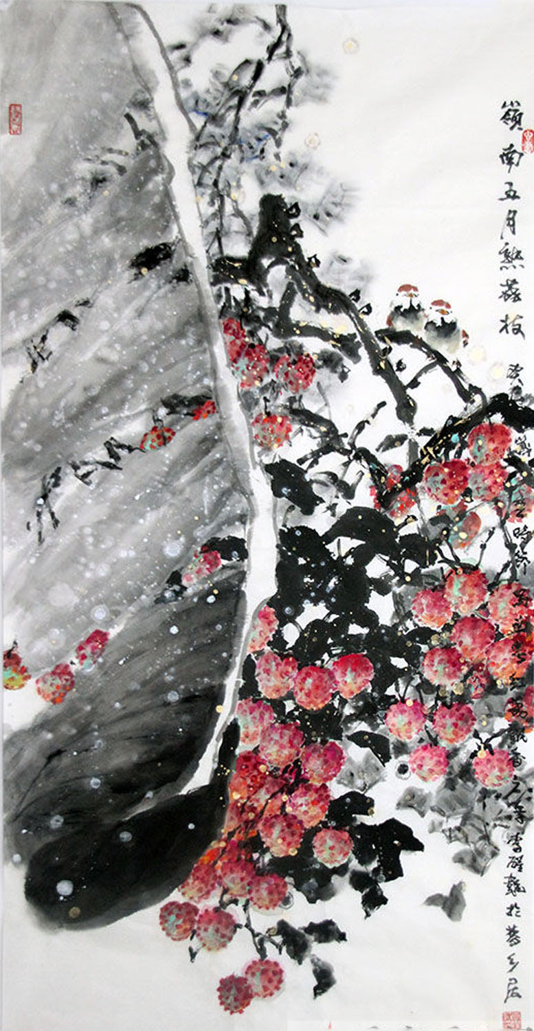 李醒韬画家《岭南佳果 写意挥洒》