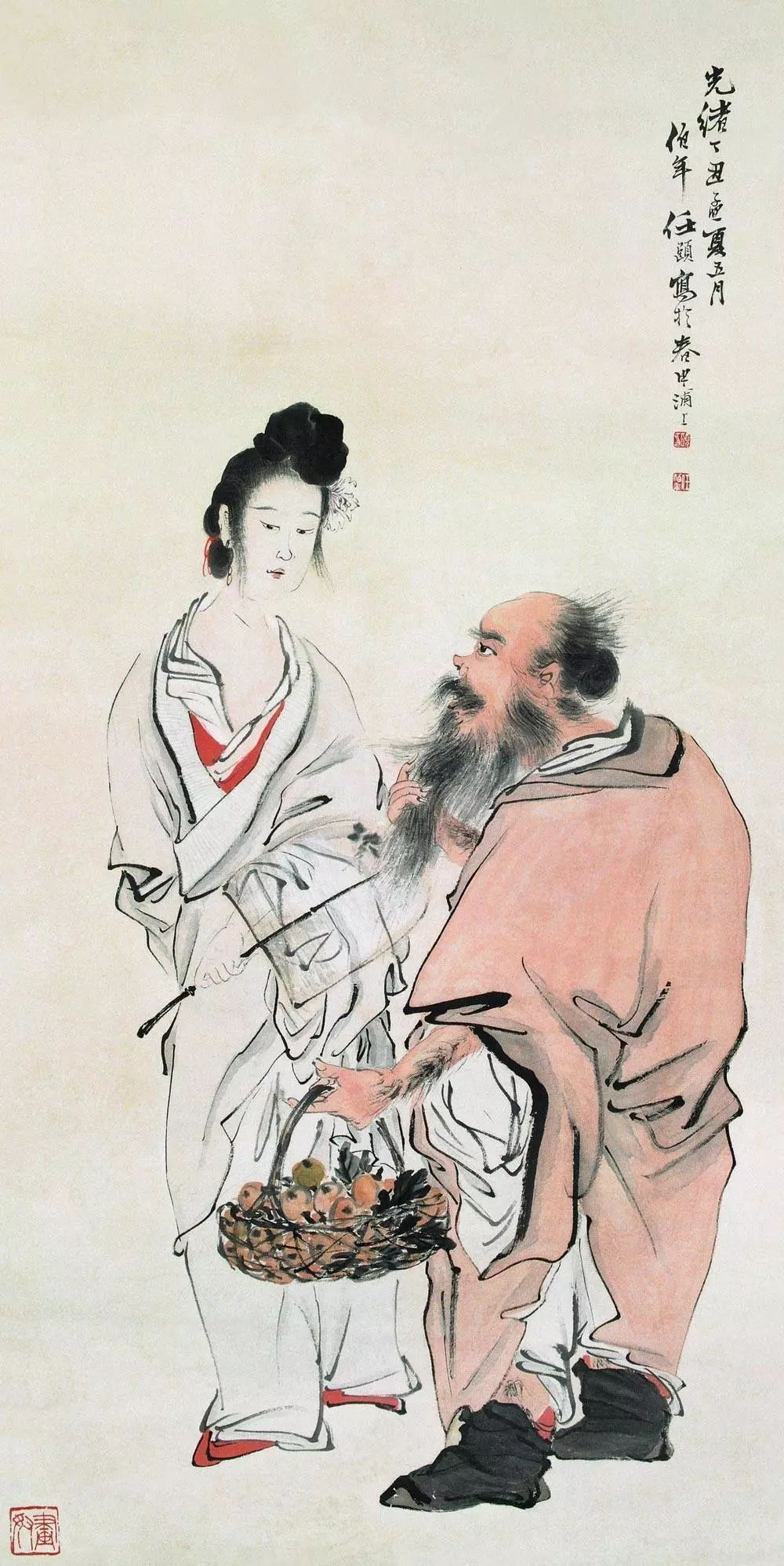 任伯年 人物 任伯年 钟馗