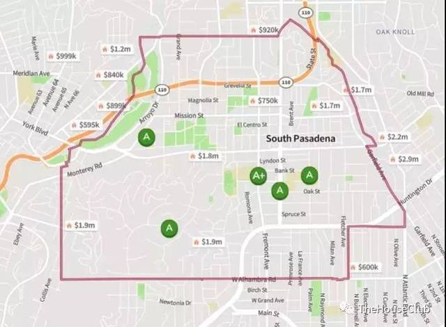 south pasadena联合学区palos verdes半岛联合学区位于风景绝佳的富人