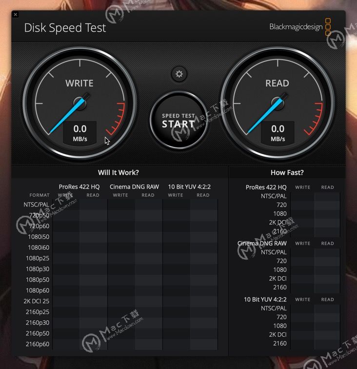 Mac blackmagic disk speed test 