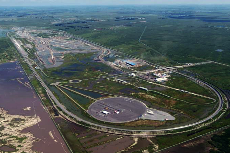 农安县项目建设再结丰硕成果一汽大众汽车试验场一期落成