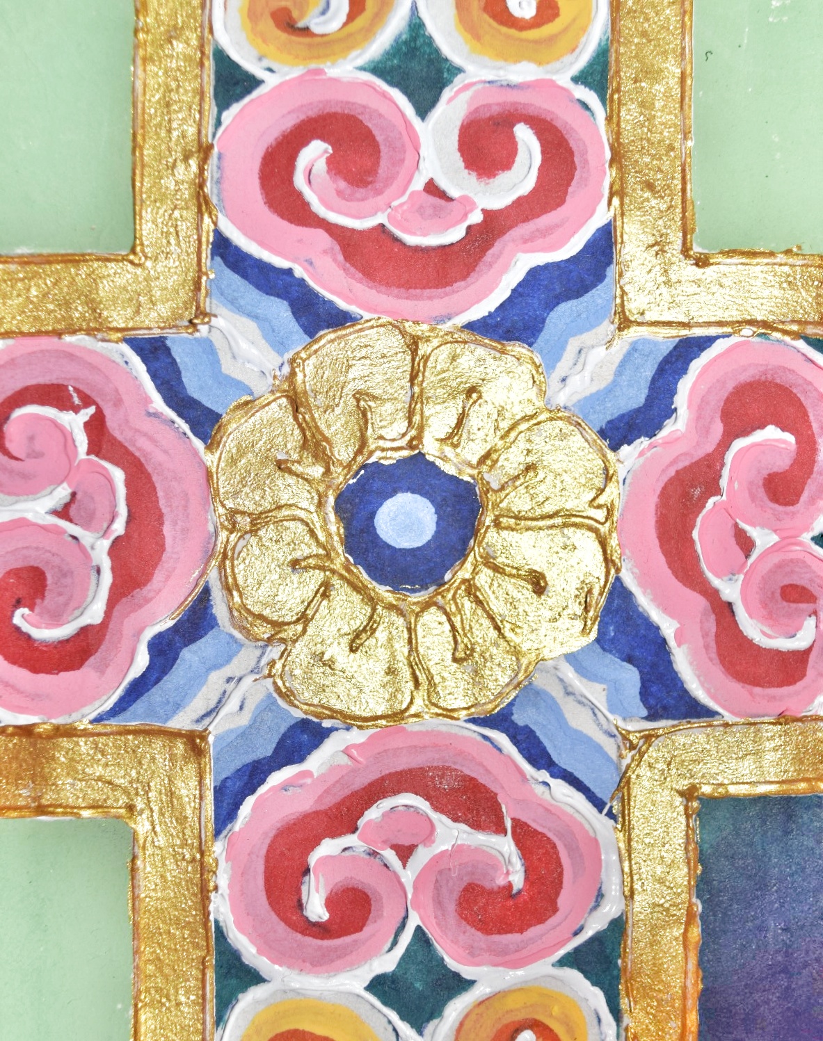 传统民居彩绘样式图