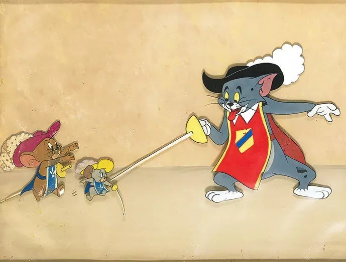 猫和老鼠杰瑞击剑图片