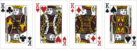 手拿三个k的扑克图片图片